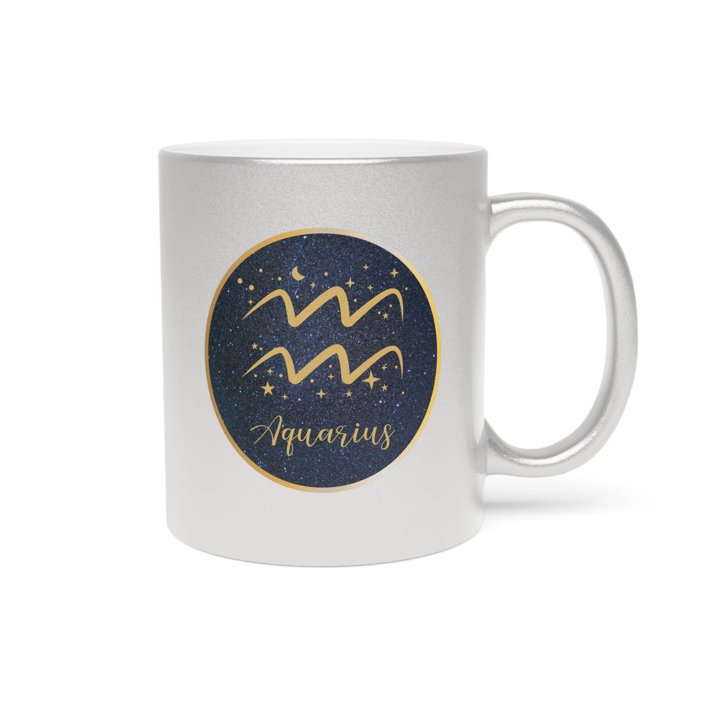 Aquarius 11oz Metallic Mug