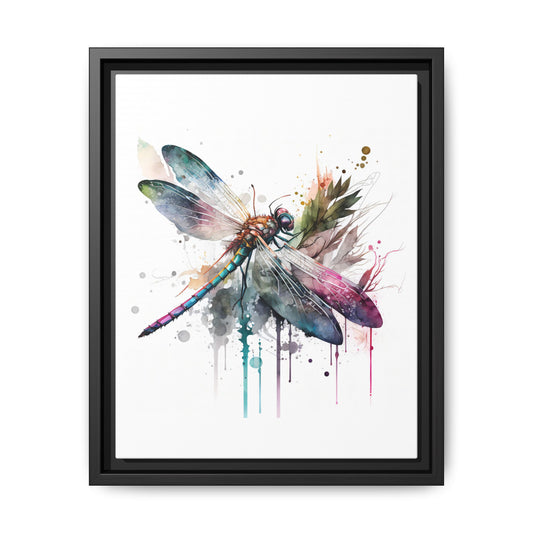 Colorful Dragonfly Art Print 11x14