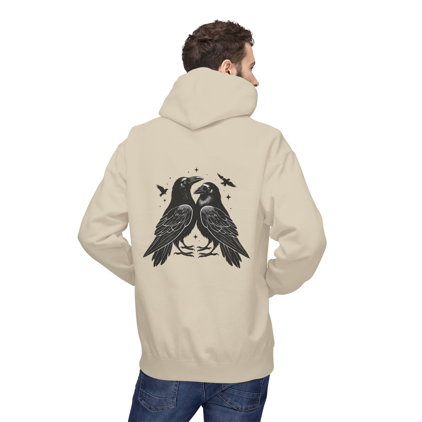 Raven Love Unisex Fleece Pullover