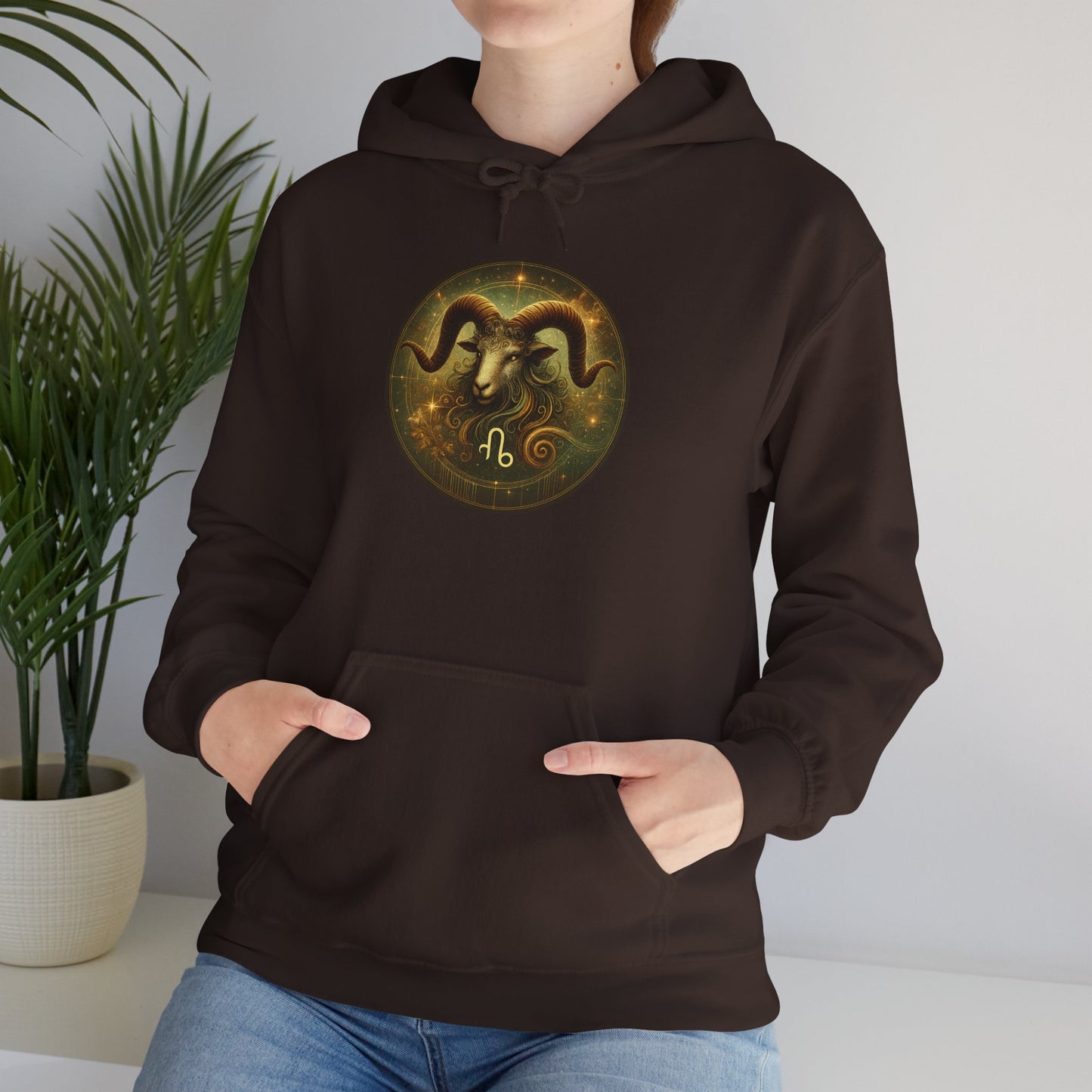 Capricorn Zodiac Unisex Fleece Hoodie