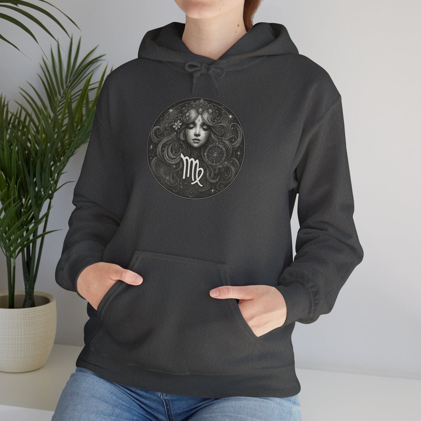 Virgo Zodiac Unisex Fleece Hoodie