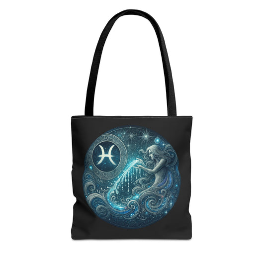 Aquarius Zodiac Tote Bag