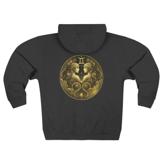 Gemini Unisex Zip Hoodie