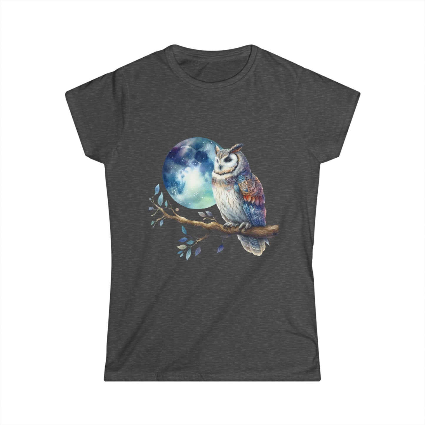 Women's Owl Moon Softstyle Tee