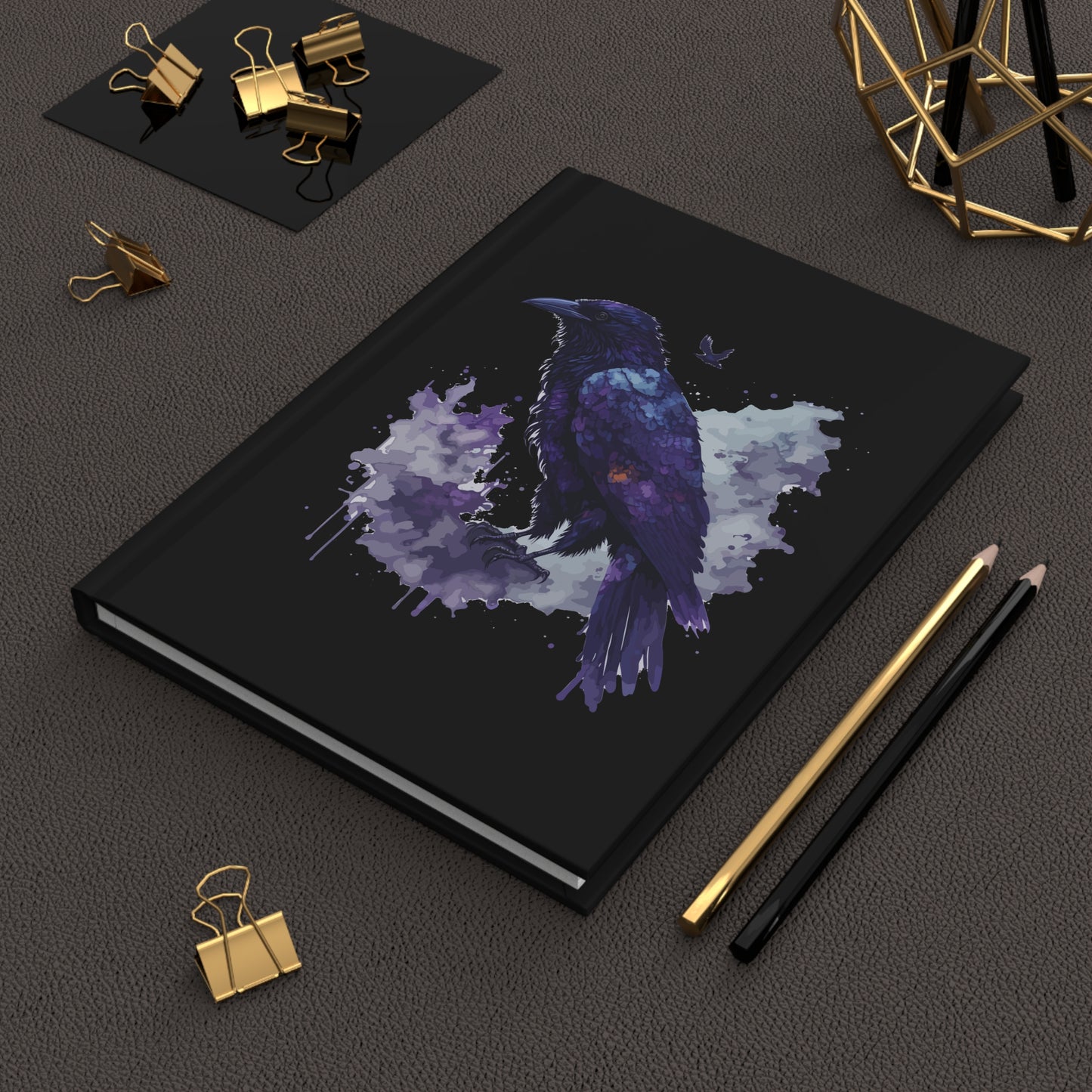 Mystical Raven Hardcover Journal