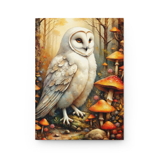 Charming Owl Hardcover Journal