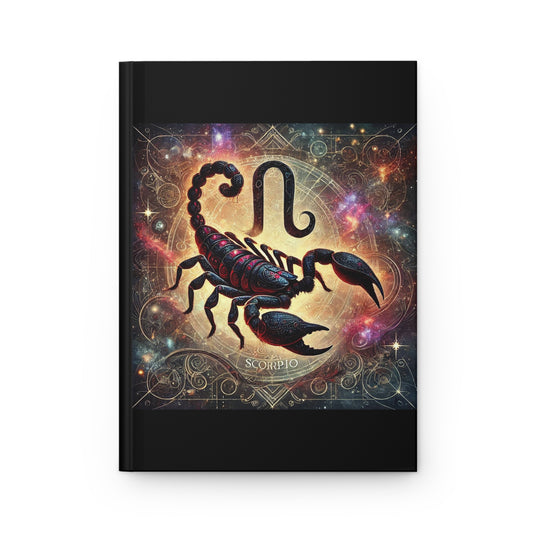 Cosmic Scorpio Hardcover Journal