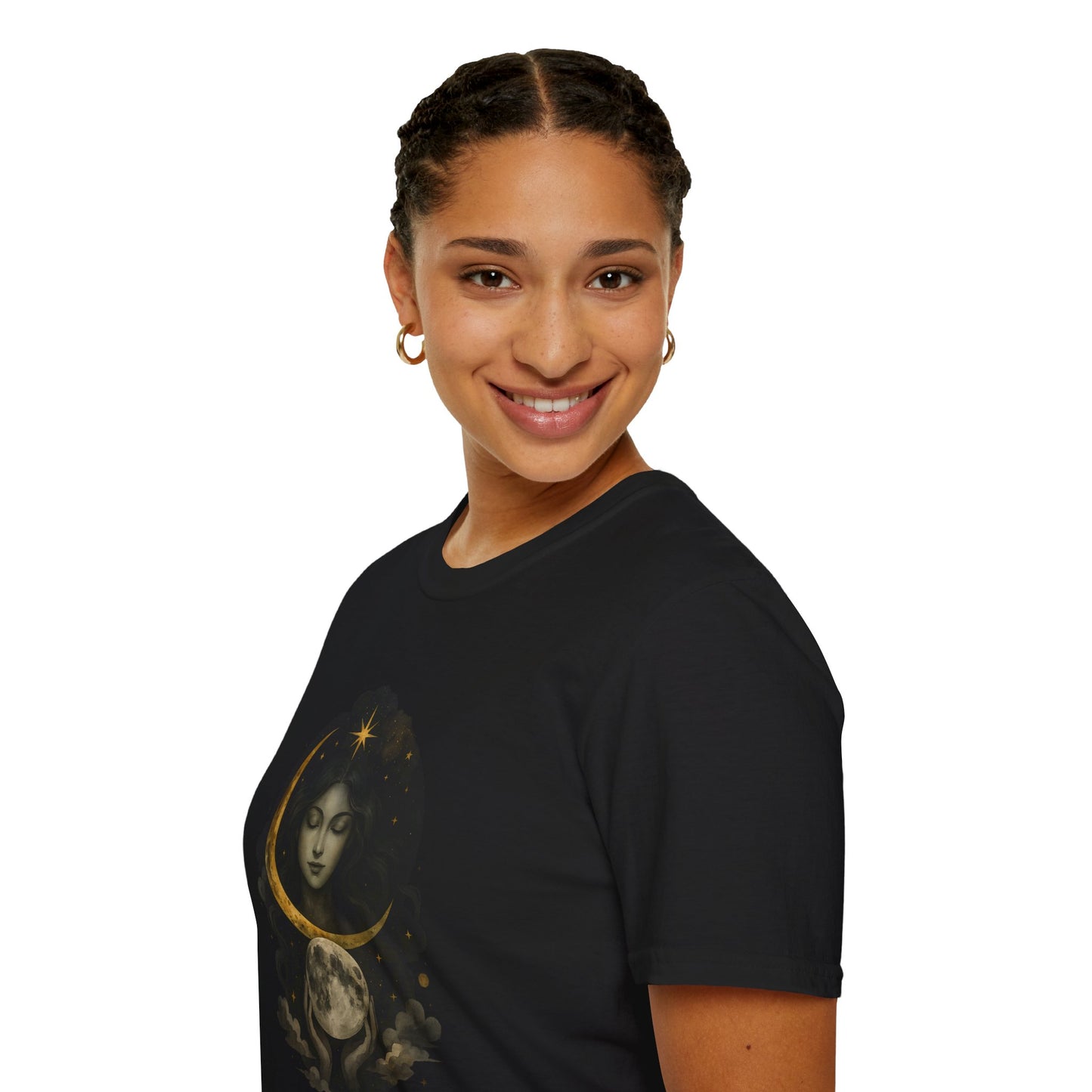 Goddess Moon Unisex Softstyle T-Shirt