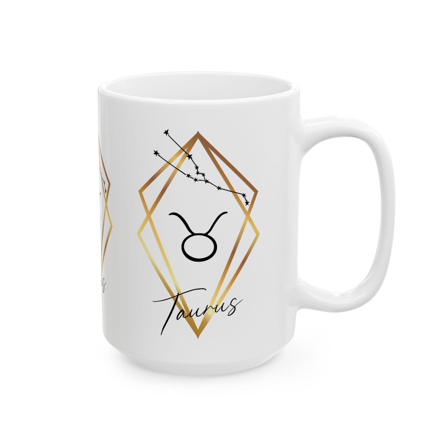 Taurus Constellation Ceramic Coffee Cup 15oz