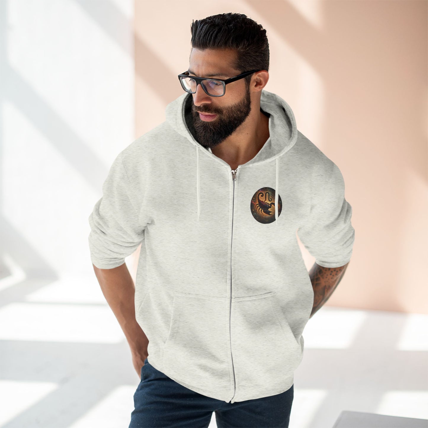 Scorpio Unisex Zip Hoodie