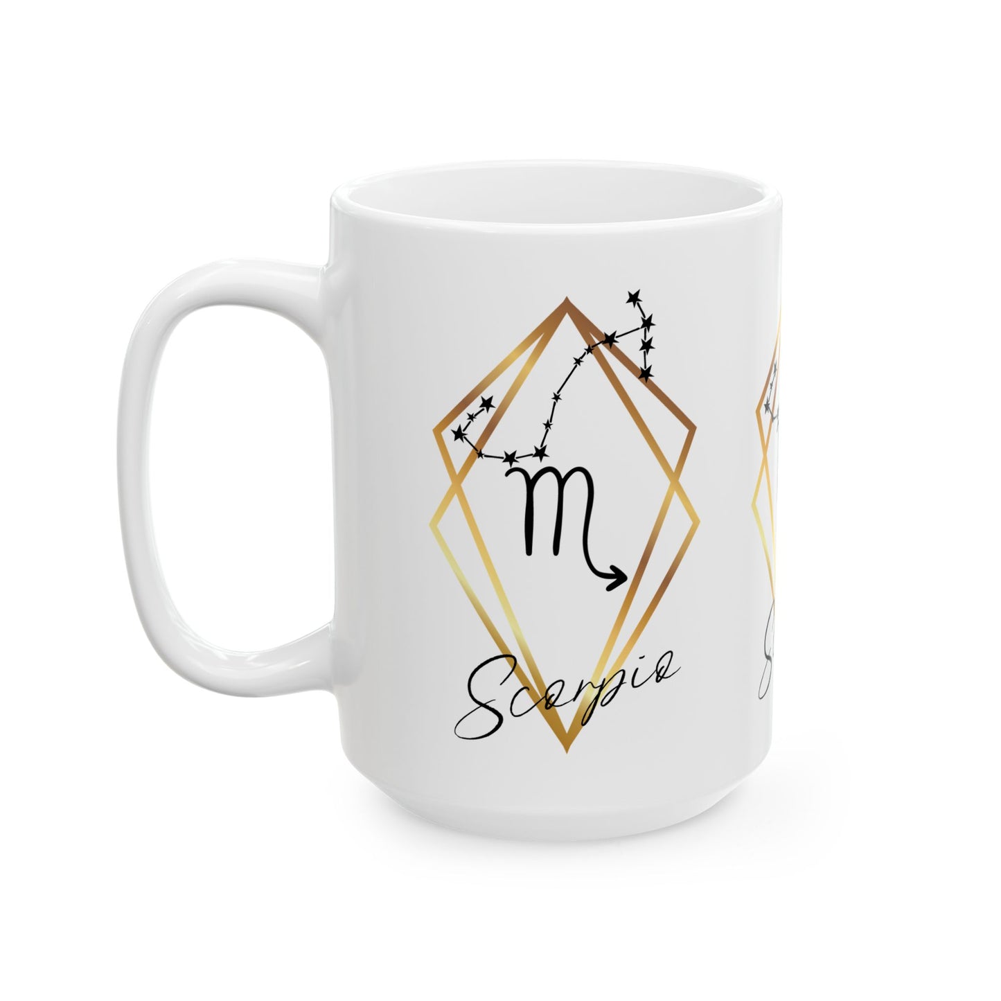Scorpio Constellation Ceramic Coffee Cup 15oz