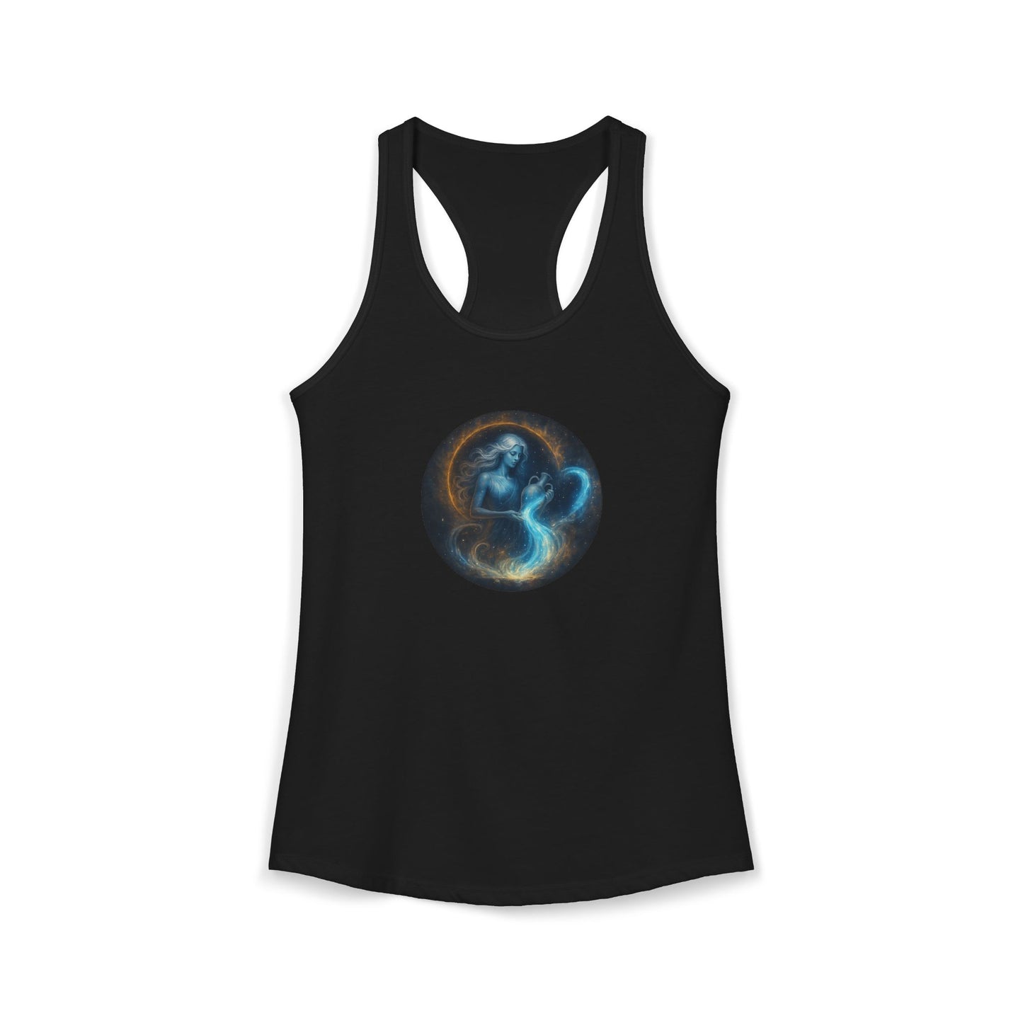 Aquarius Zodiac Women’s Racerback Tank Top