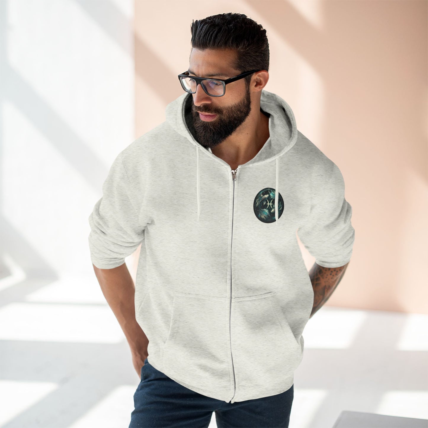 Pisces Unisex Zip Hoodie
