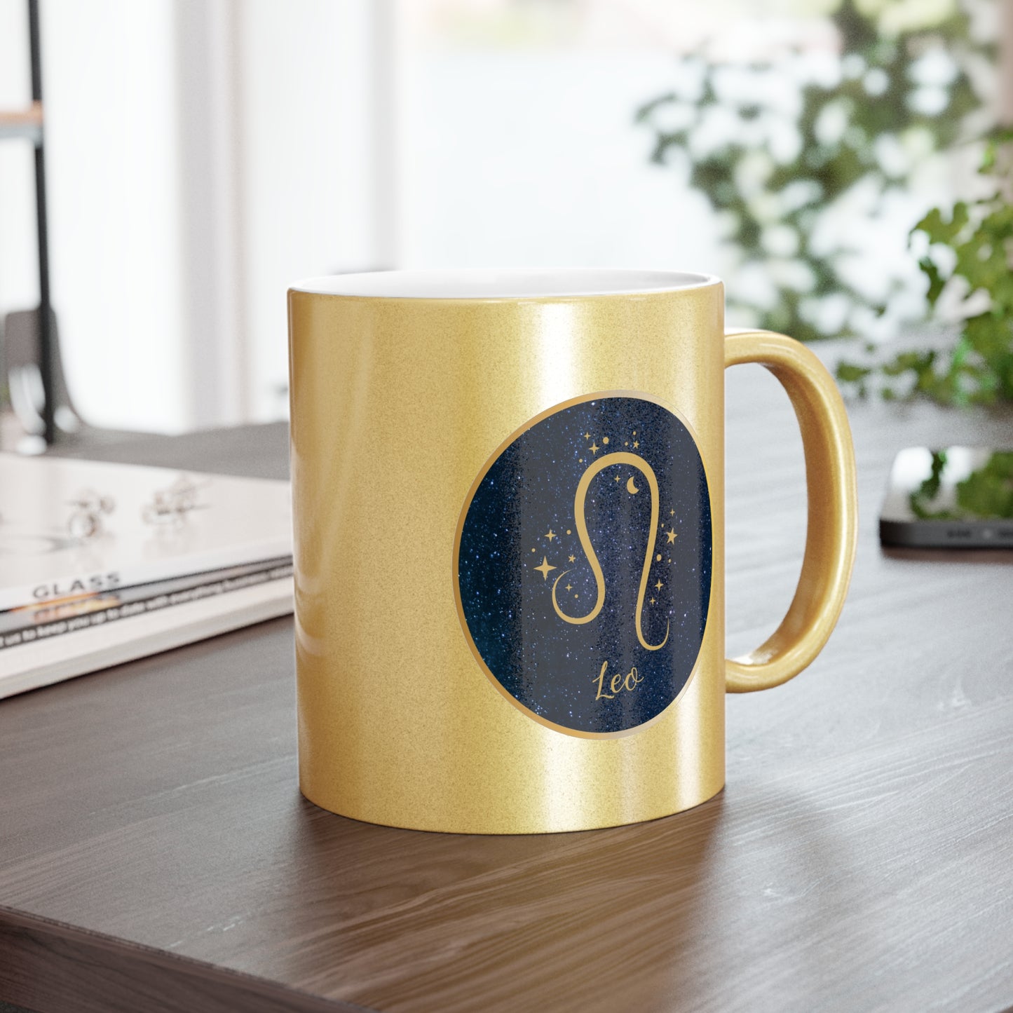 Leo 11oz Metallic Mug
