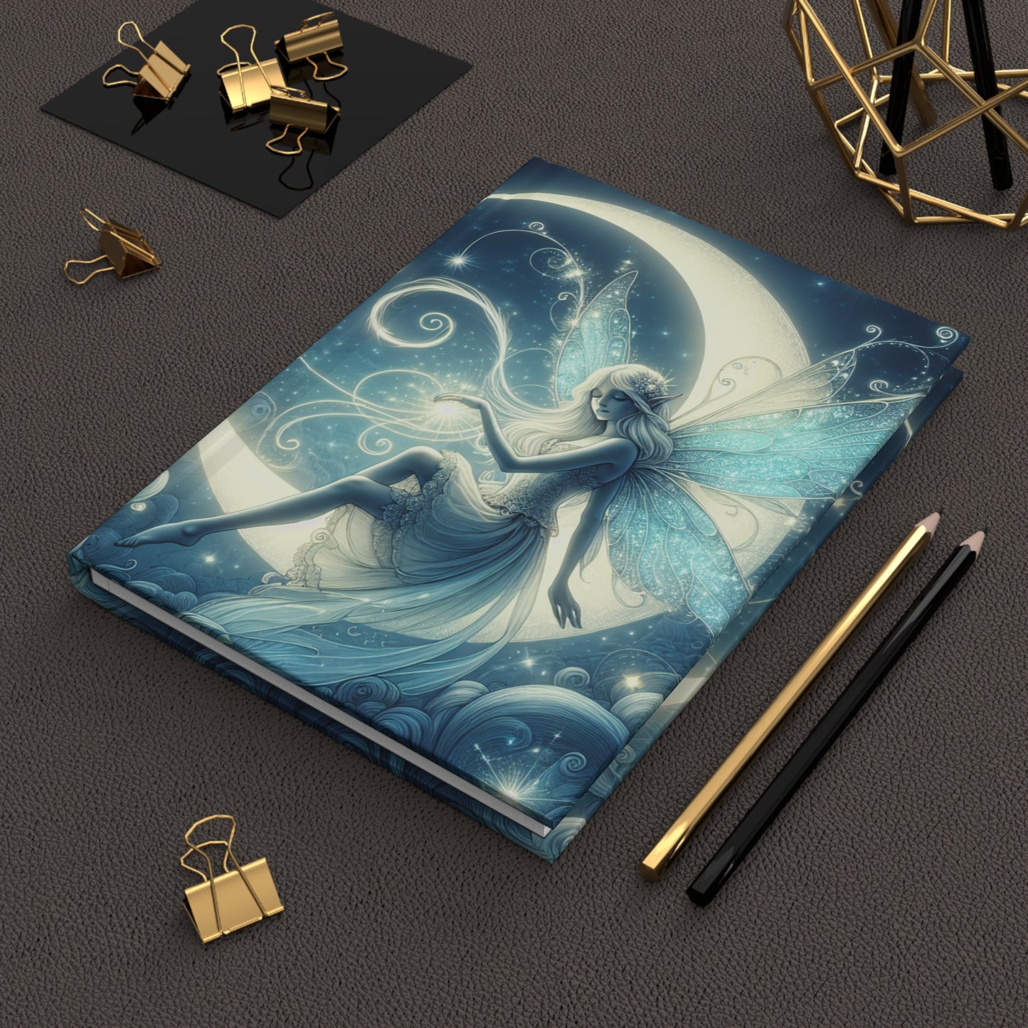 Moonlit Fairy Hardcover Journal