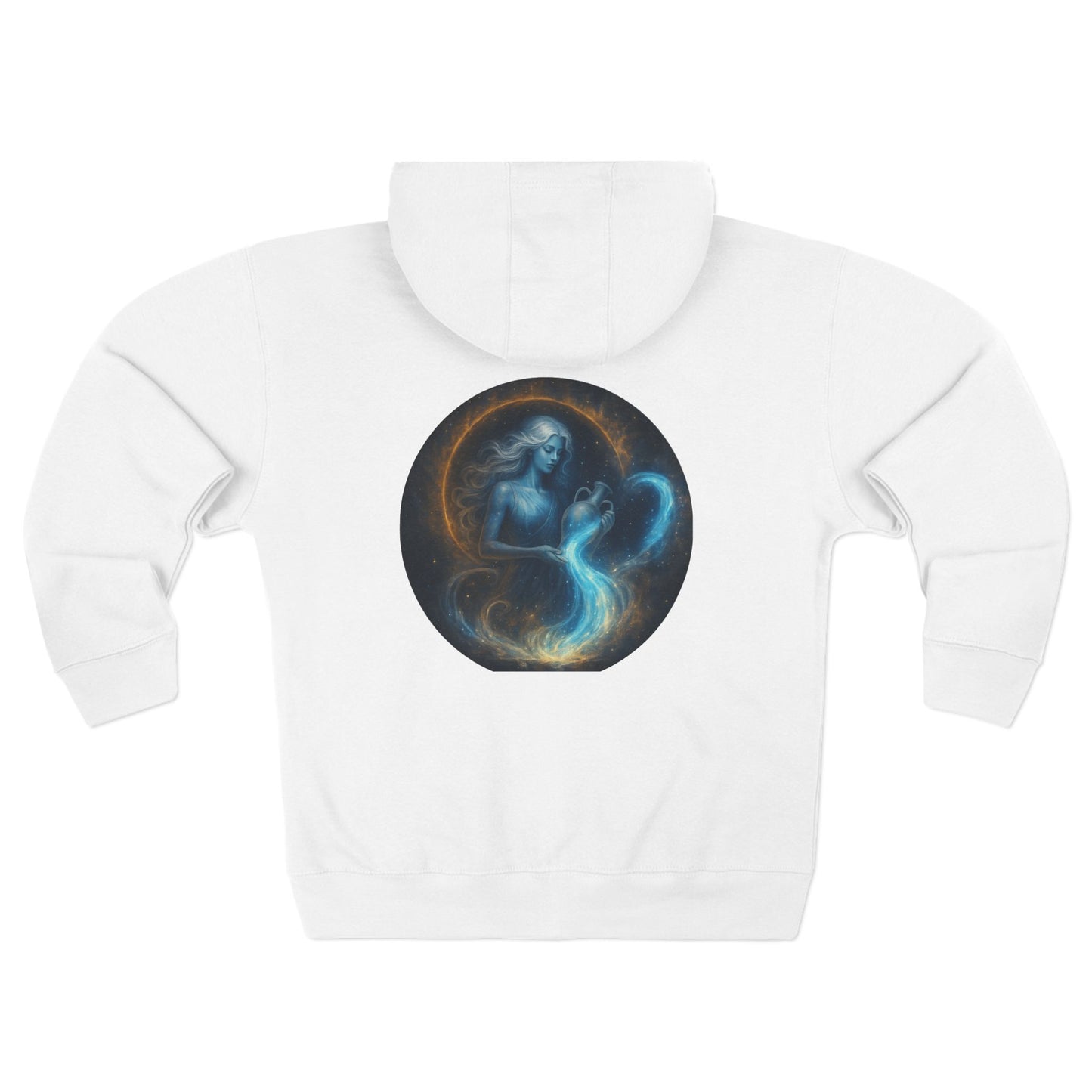 Aquarius Unisex Zip Hoodie