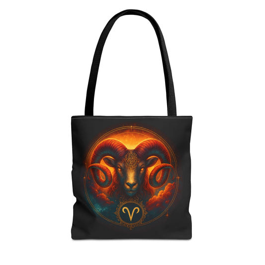 Aries Zodiac Tote Bag