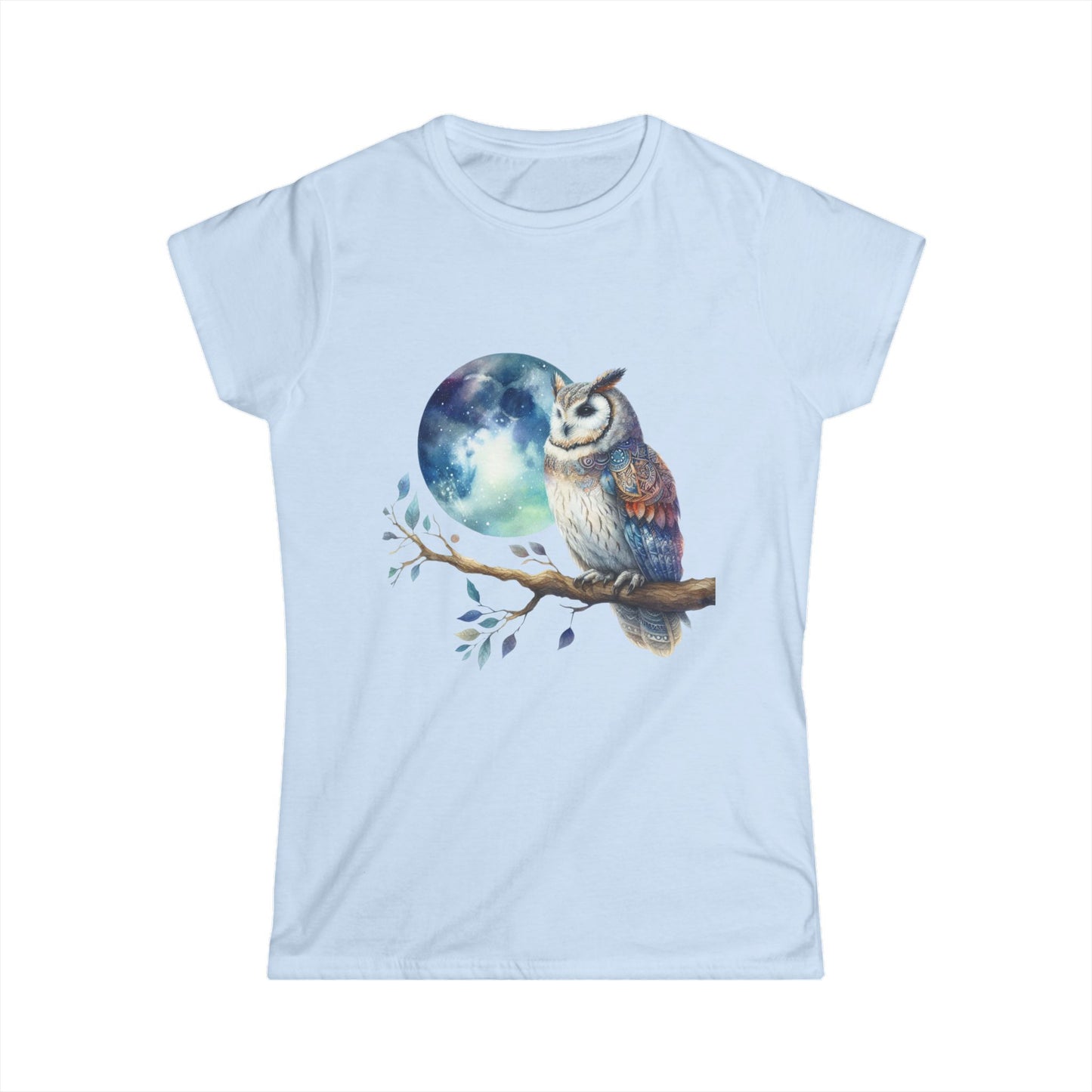 Women's Owl Moon Softstyle Tee