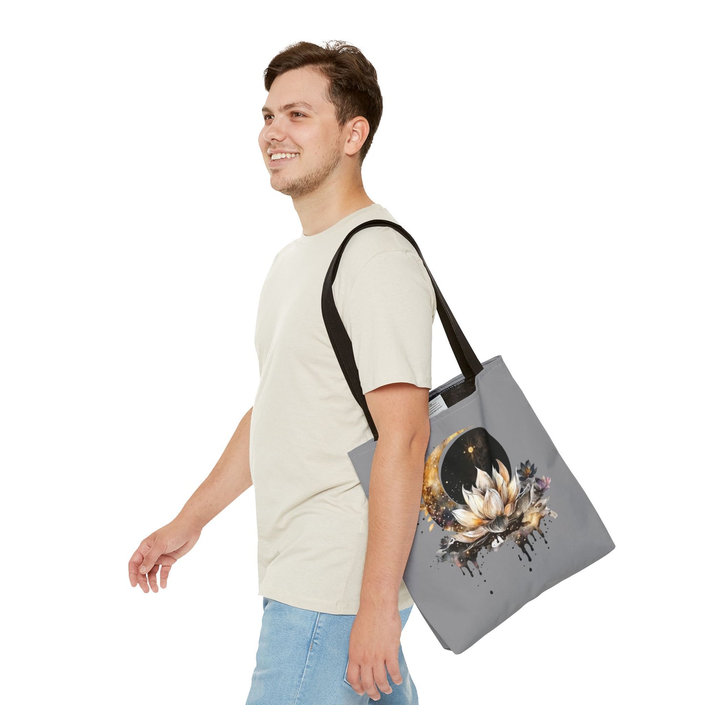Moon Lotus Tote Bag