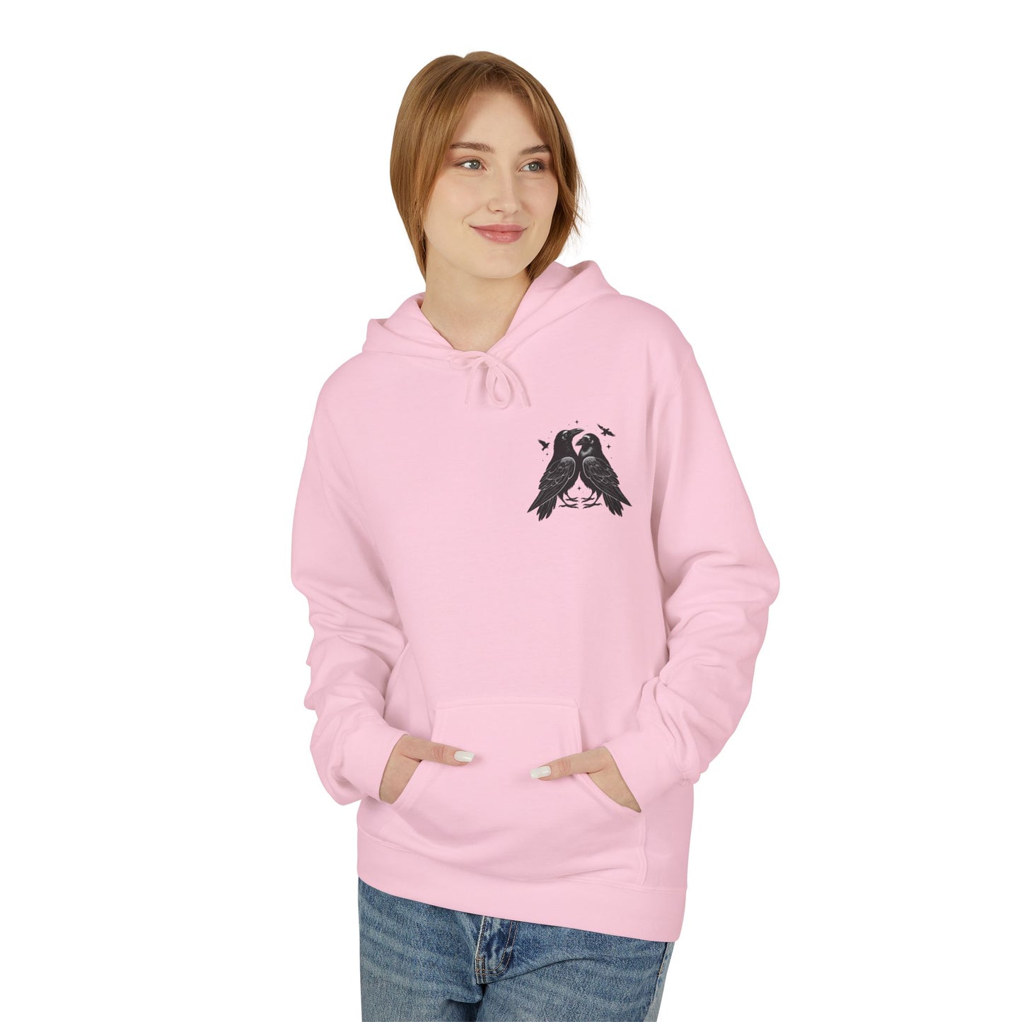 Raven Love Unisex Fleece Pullover