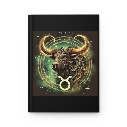 Taurus Zodiac Hardcover Journal