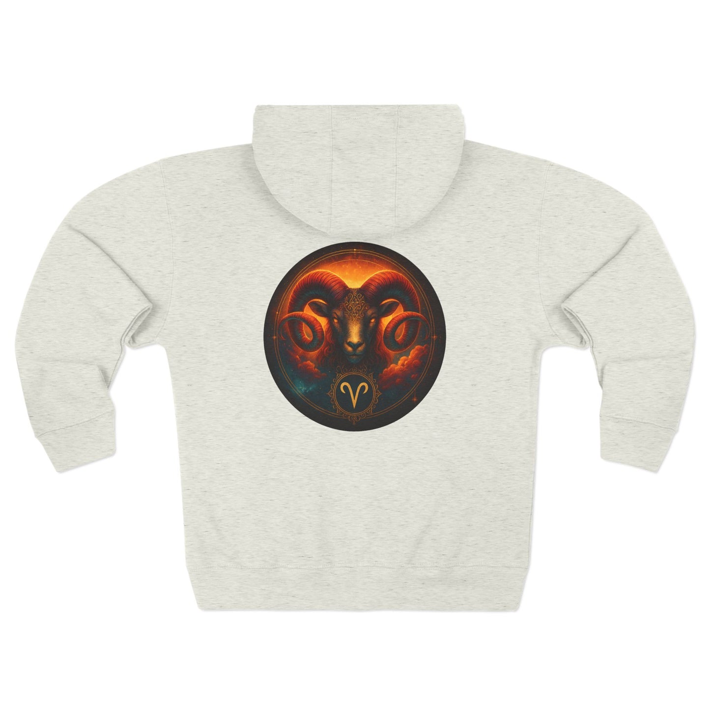 Aries Unisex Zip Hoodie