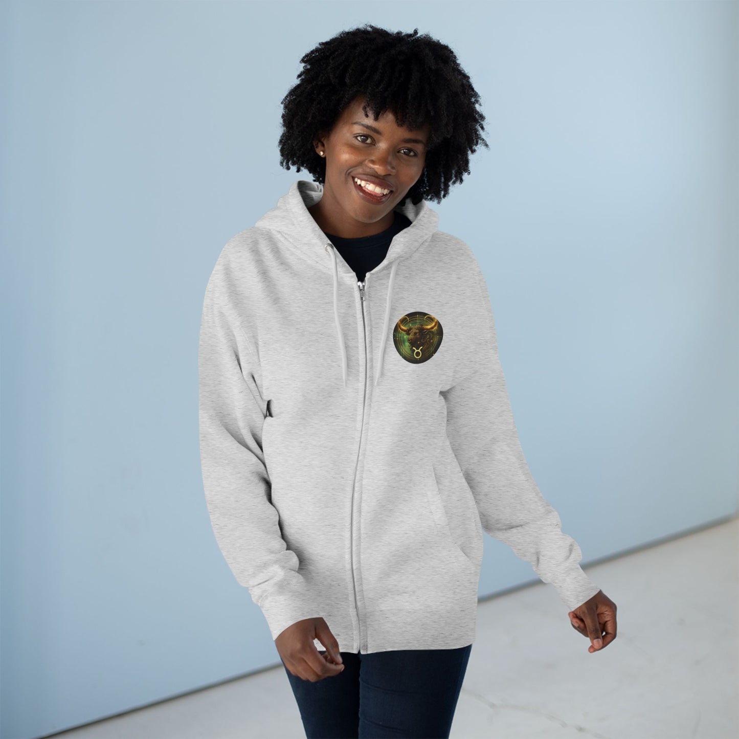 Taurus Unisex Zip Hoodie
