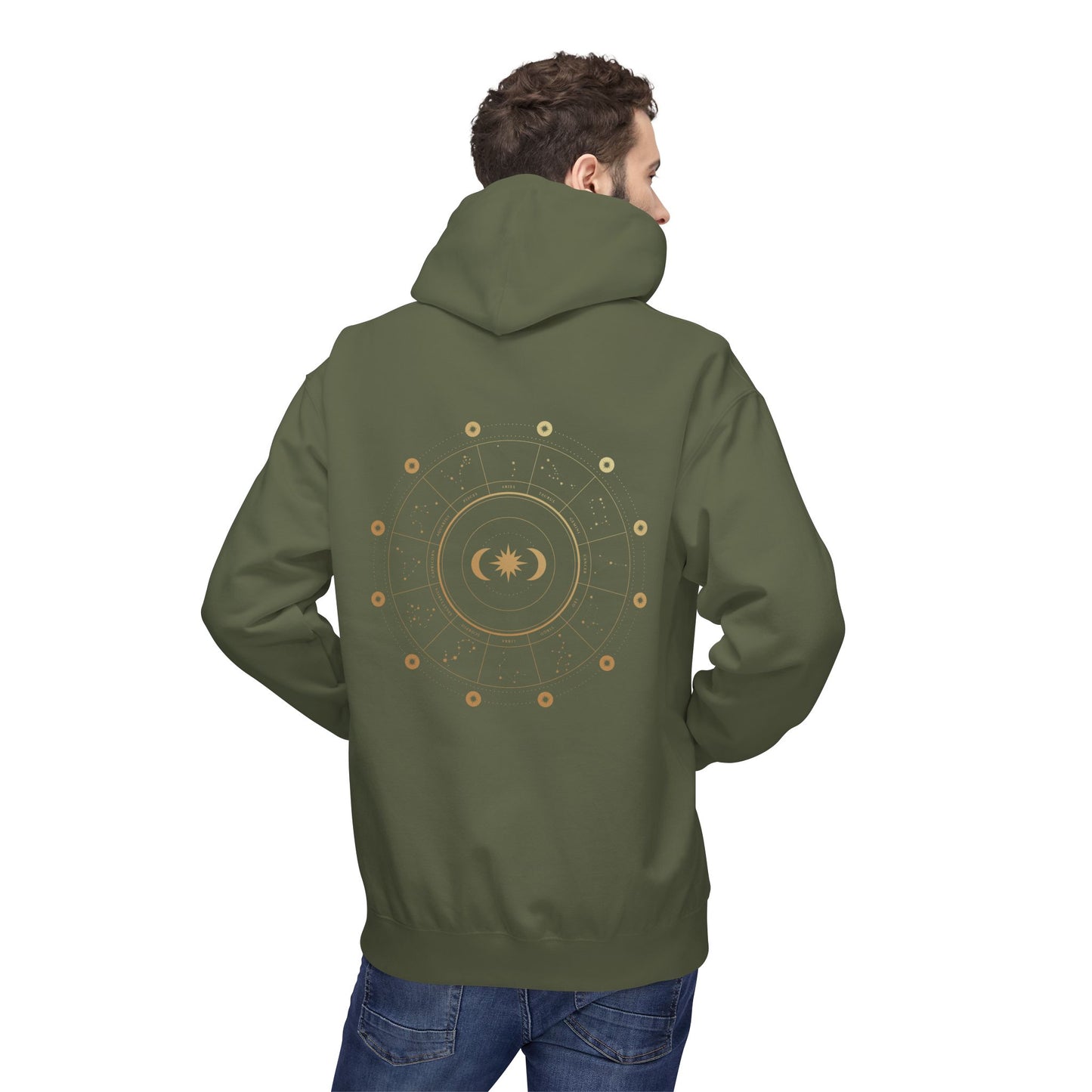 Celestial Glow  Unisex Midweight Softstyle Fleece Hood