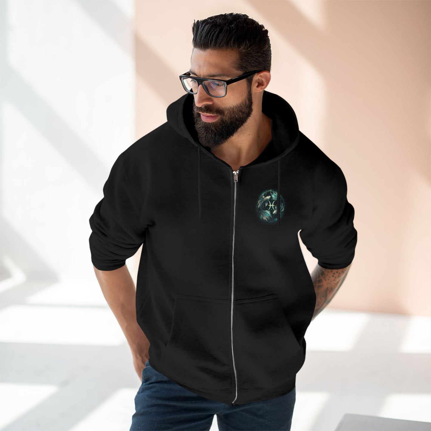 Pisces Unisex Zip Hoodie