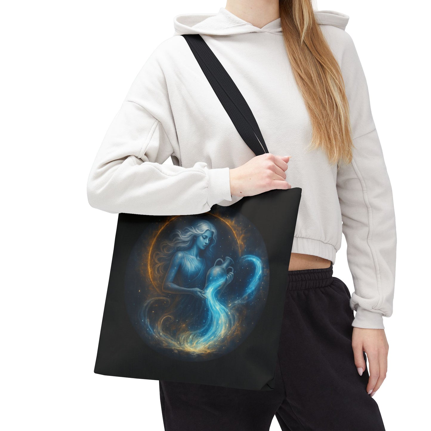 Aquarius Zodiac Tote Bag