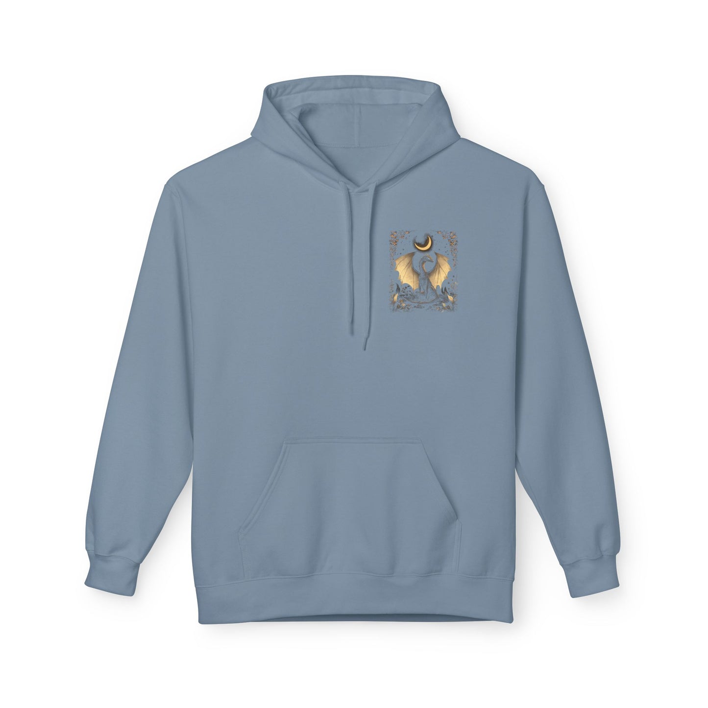 Magical Dragon & Moon Fleece Unisex Pullover