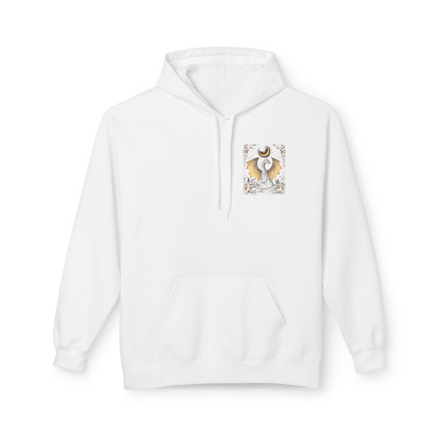 Magical Dragon & Moon Fleece Unisex Pullover