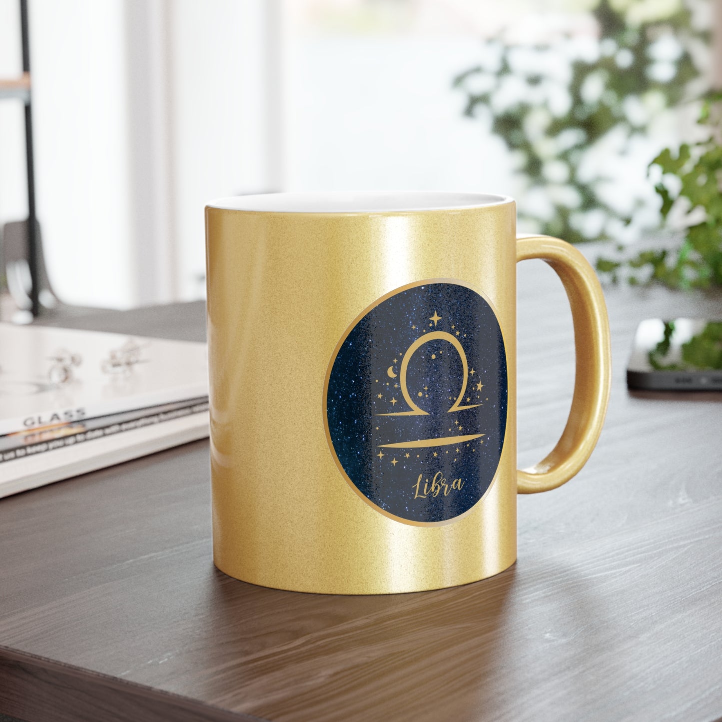 Libra 11oz Metallic Mug
