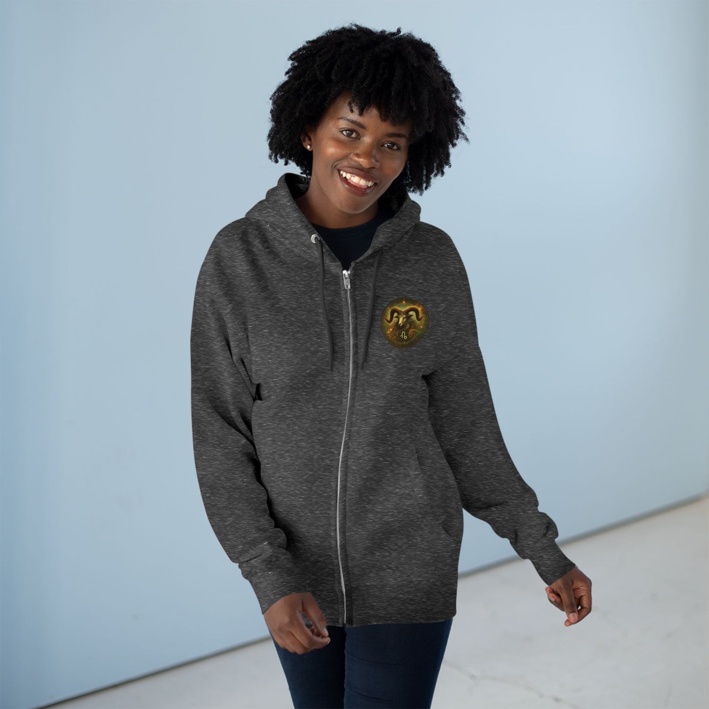 Capricorn Unisex Zip Hoodie