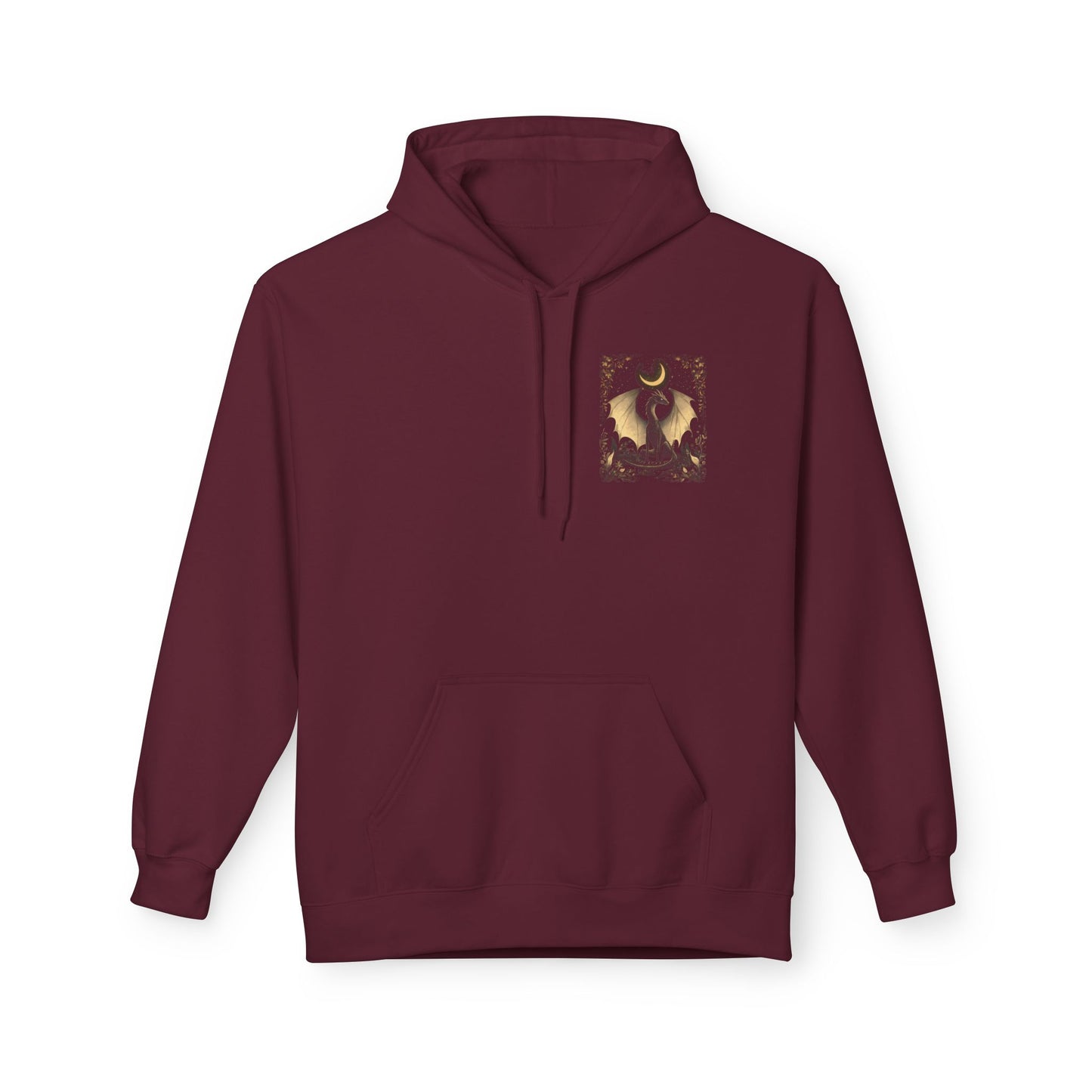 Magical Dragon & Moon Fleece Unisex Pullover