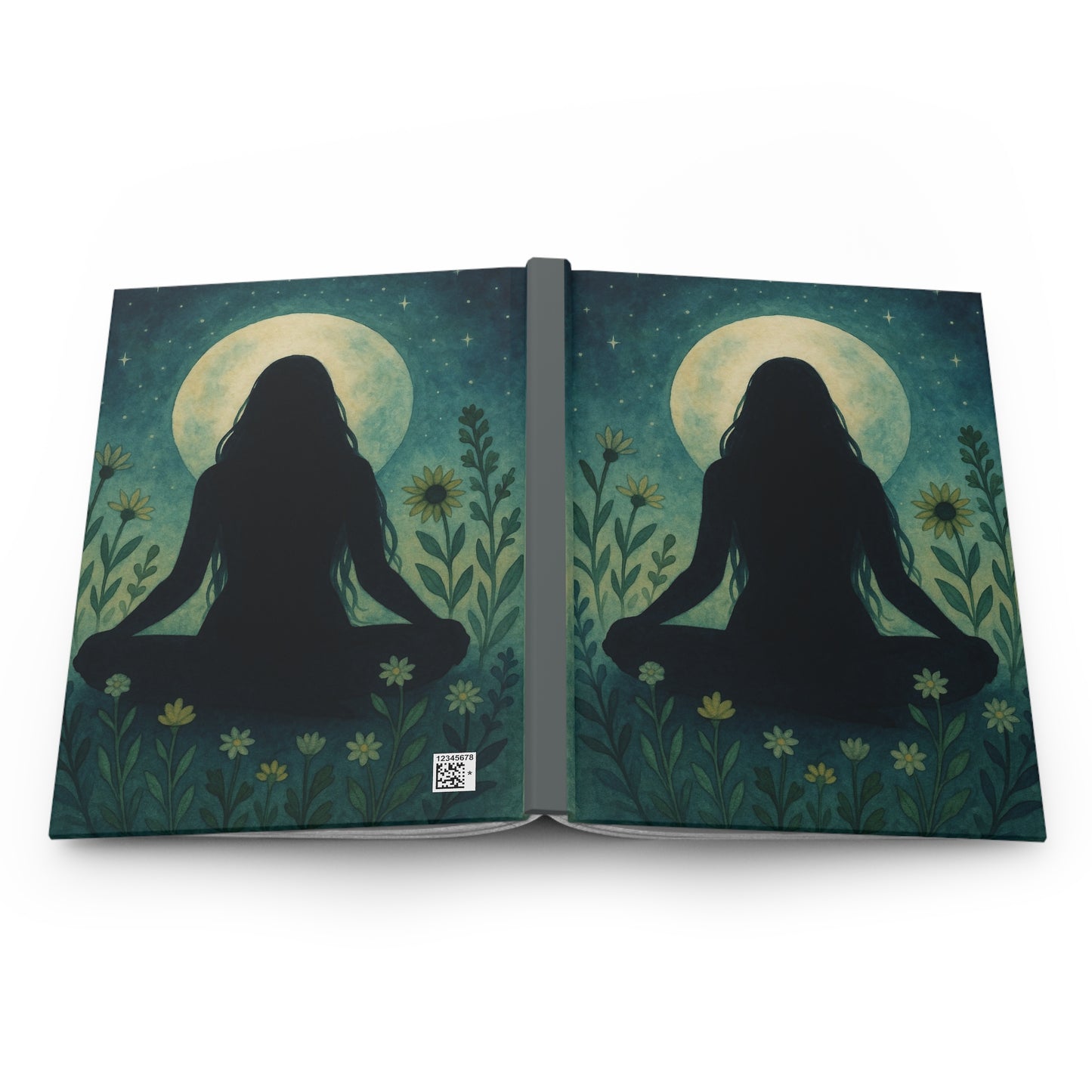 Meditative Moonlight Hardcover Journal