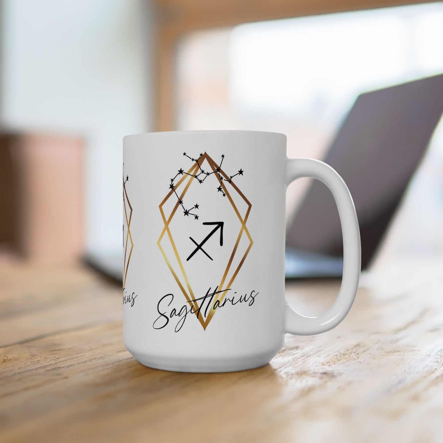 Sagittarius Constellation Ceramic Coffee Cup 15oz