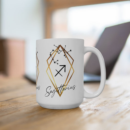 Sagittarius Constellation Ceramic Coffee Cup 15oz