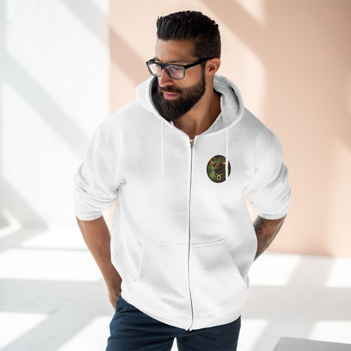 Taurus Unisex Zip Hoodie