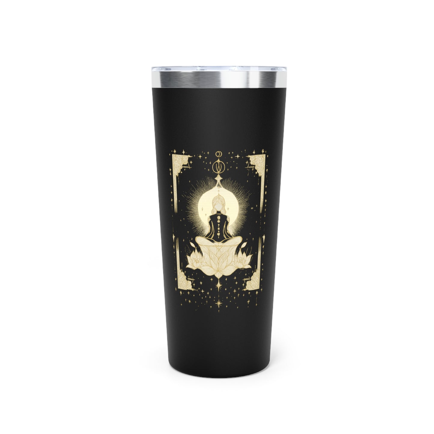 Serene Buddha Copper Vacuum Insulated Tumbler
