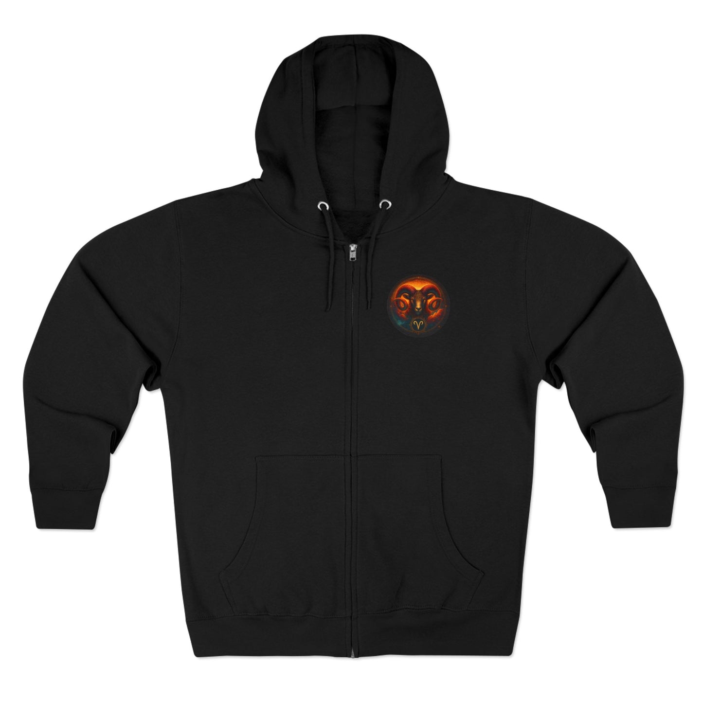 Aries Unisex Zip Hoodie