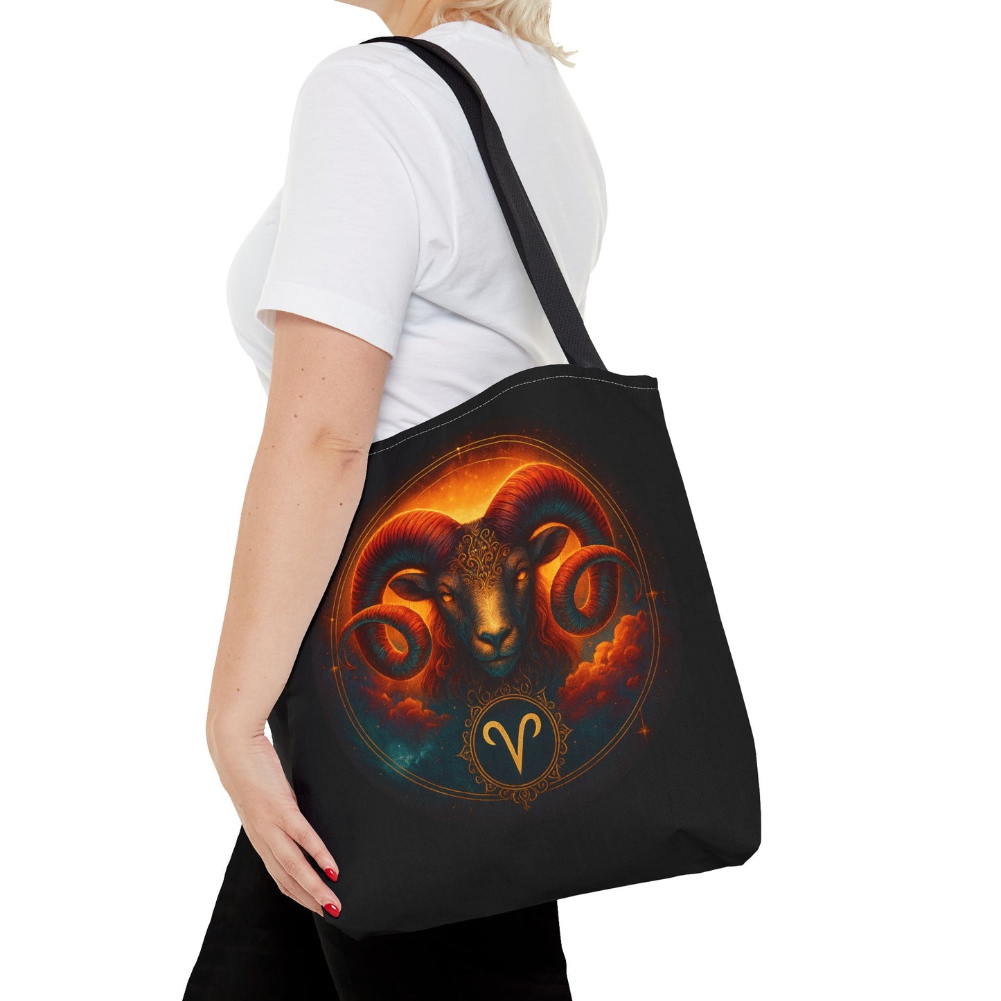 Aries Zodiac Tote Bag