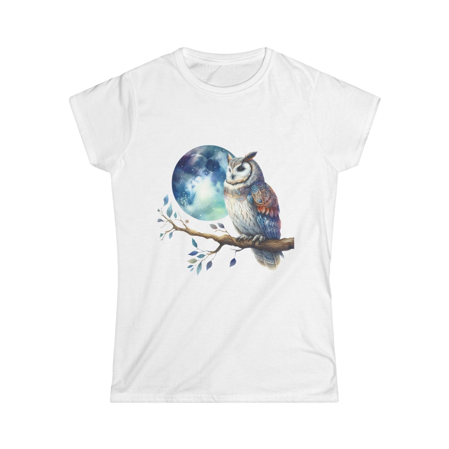 Women's Owl Moon Softstyle Tee