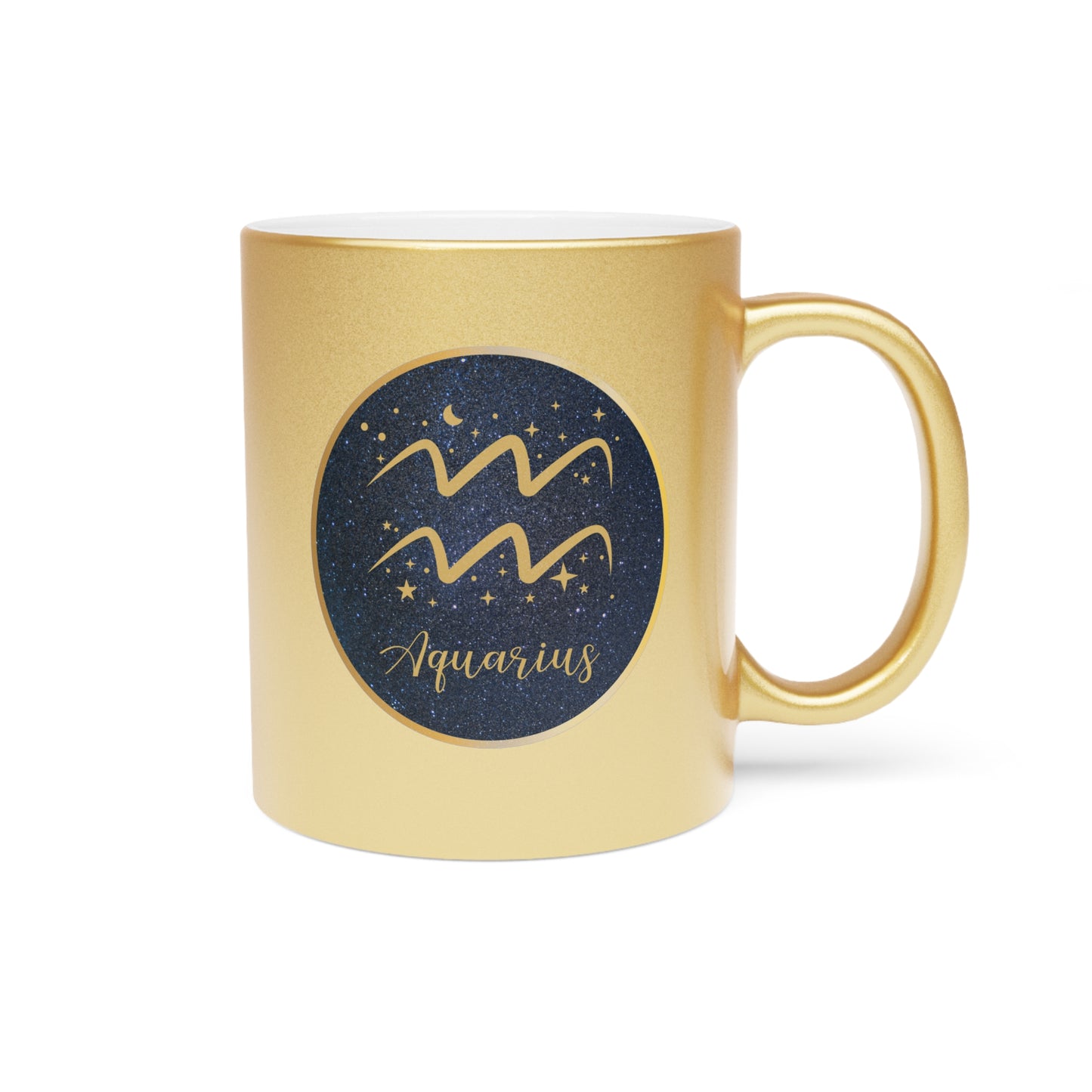 Aquarius 11oz Metallic Mug