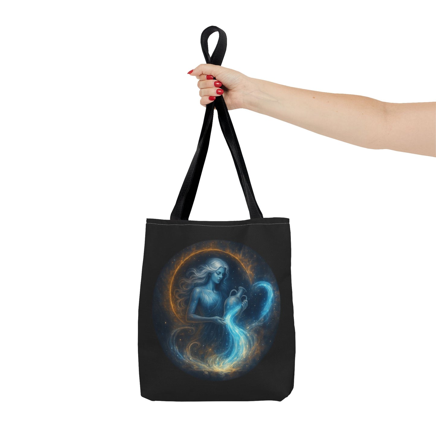 Aquarius Zodiac Tote Bag