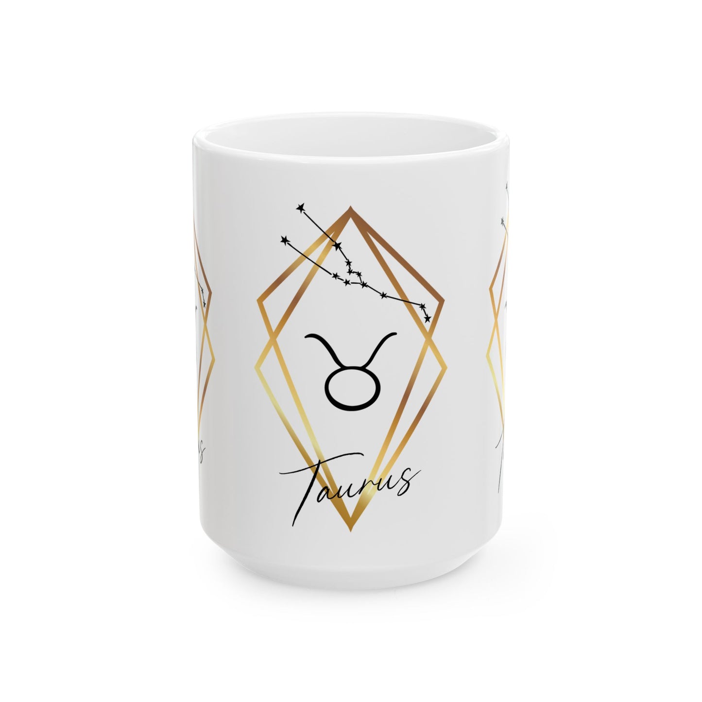 Taurus Constellation Ceramic Coffee Cup 15oz