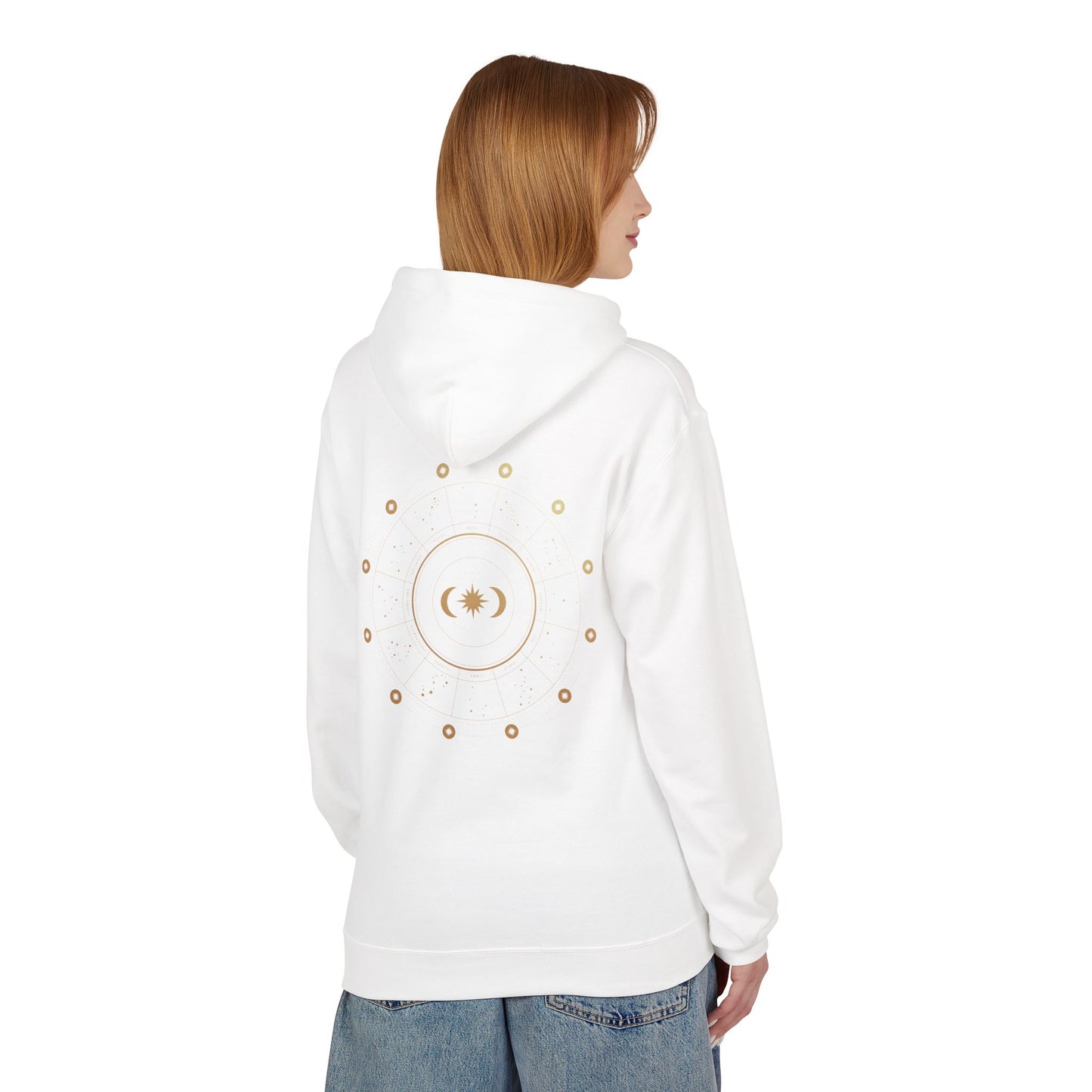 Celestial Glow  Unisex Midweight Softstyle Fleece Hood