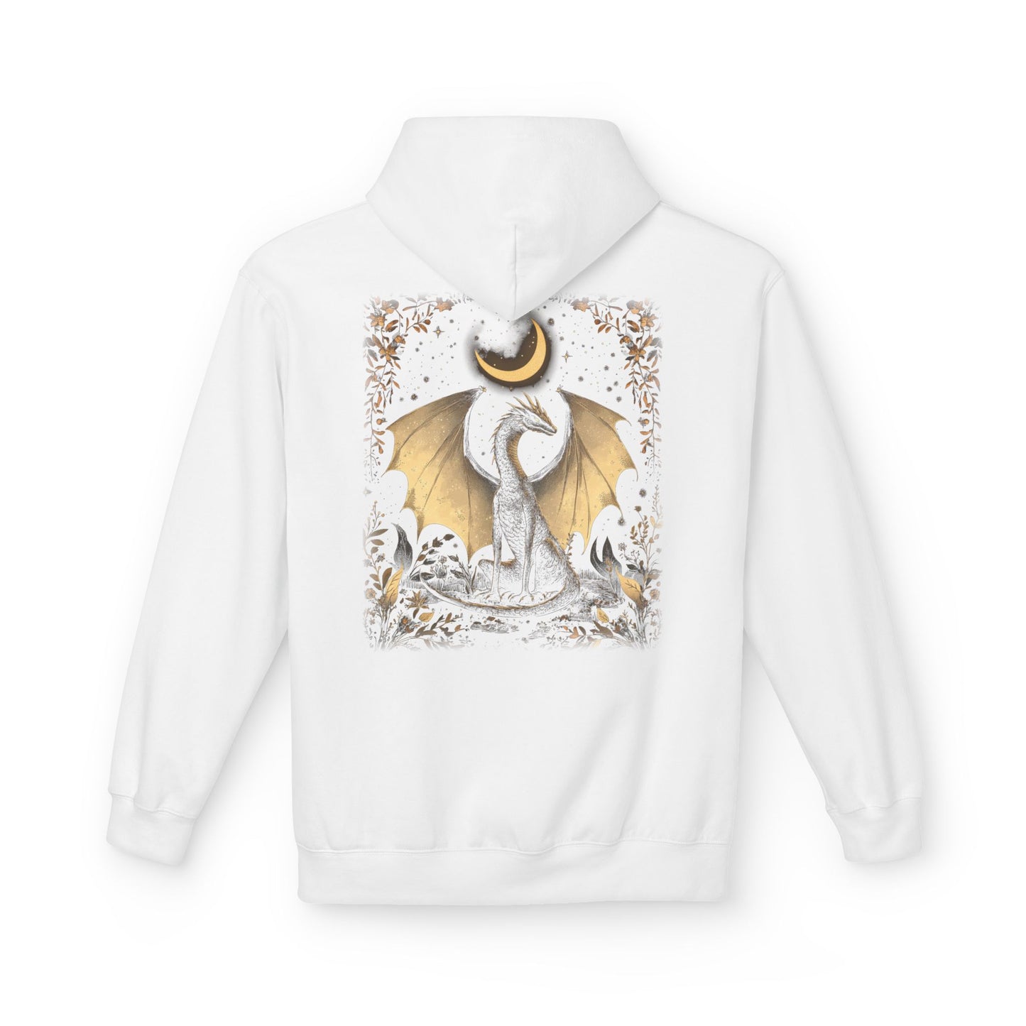 Magical Dragon & Moon Fleece Unisex Pullover