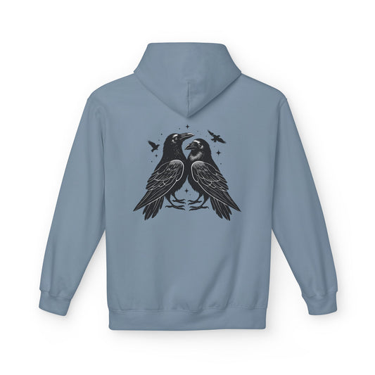 Raven Love Unisex Fleece Pullover