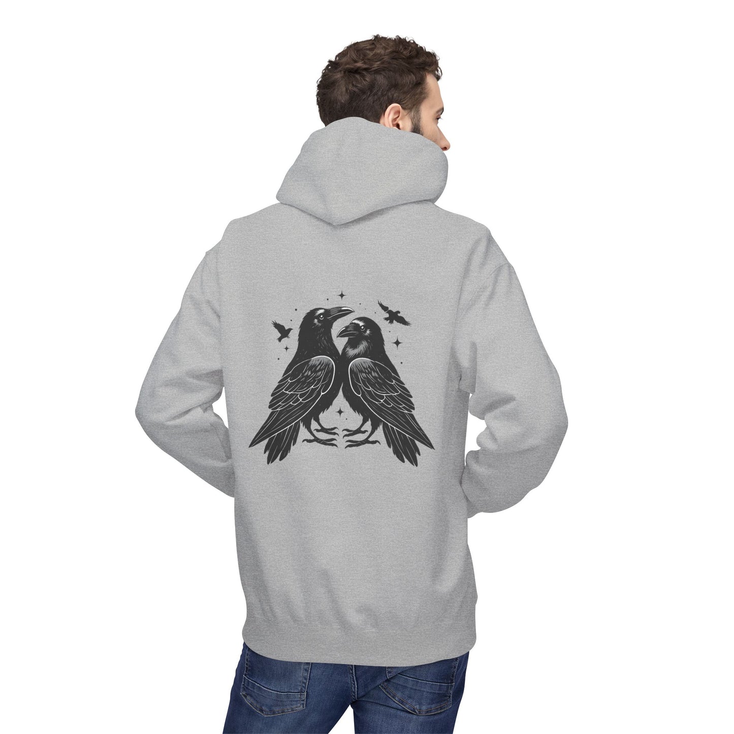 Raven Love Unisex Fleece Pullover